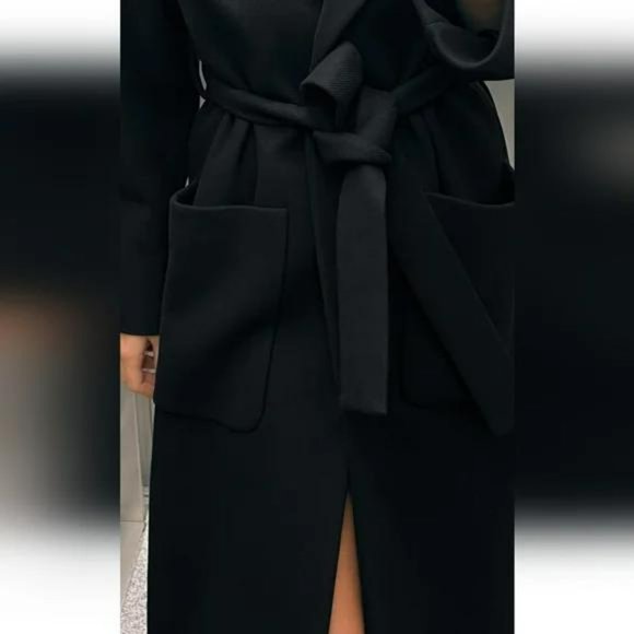 ZARA VENTED MANTECO WOOL COAT ZW COLLECTION - Picture 3 of 11